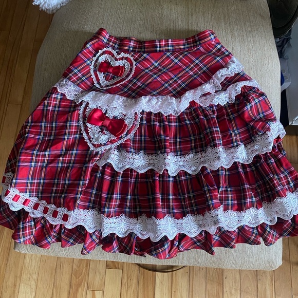 Lolita Dresses & Skirts - Bodyline Marchen Tartan Skirt Sz 6